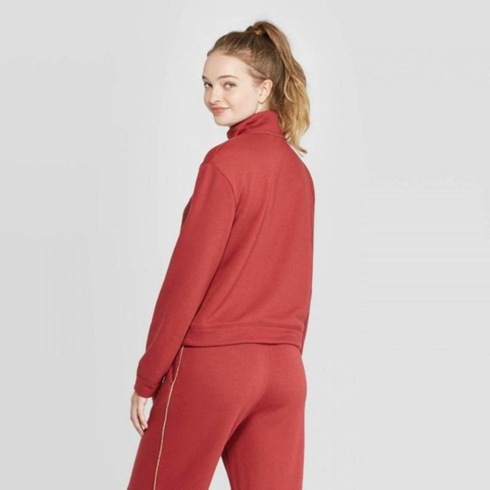Colsie Colorblock Quarter Zip Fleece Pullover - Picture 2 of 14